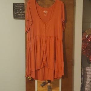 Orange super soft tee